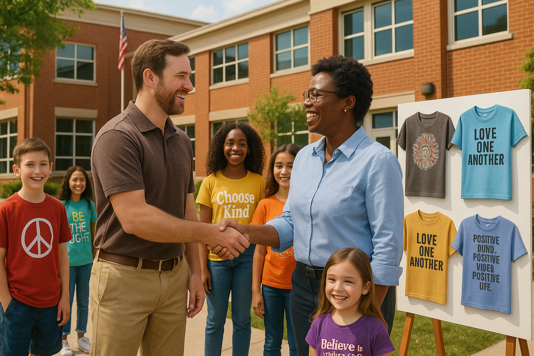 New Wave Spiritual Apparel and Denton ISD launch positive message shirts