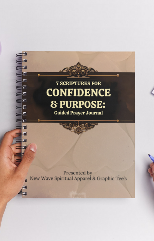 Confidence & Purpose Journal - Spiritual Growth eBook featuring 7 scriptures, guided prayers, and reflections for clarity and bold faith-building.