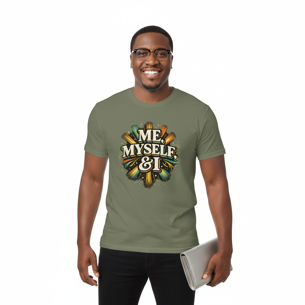 Unisex Classic Tee - Me, Myself, & I - Trendy Style