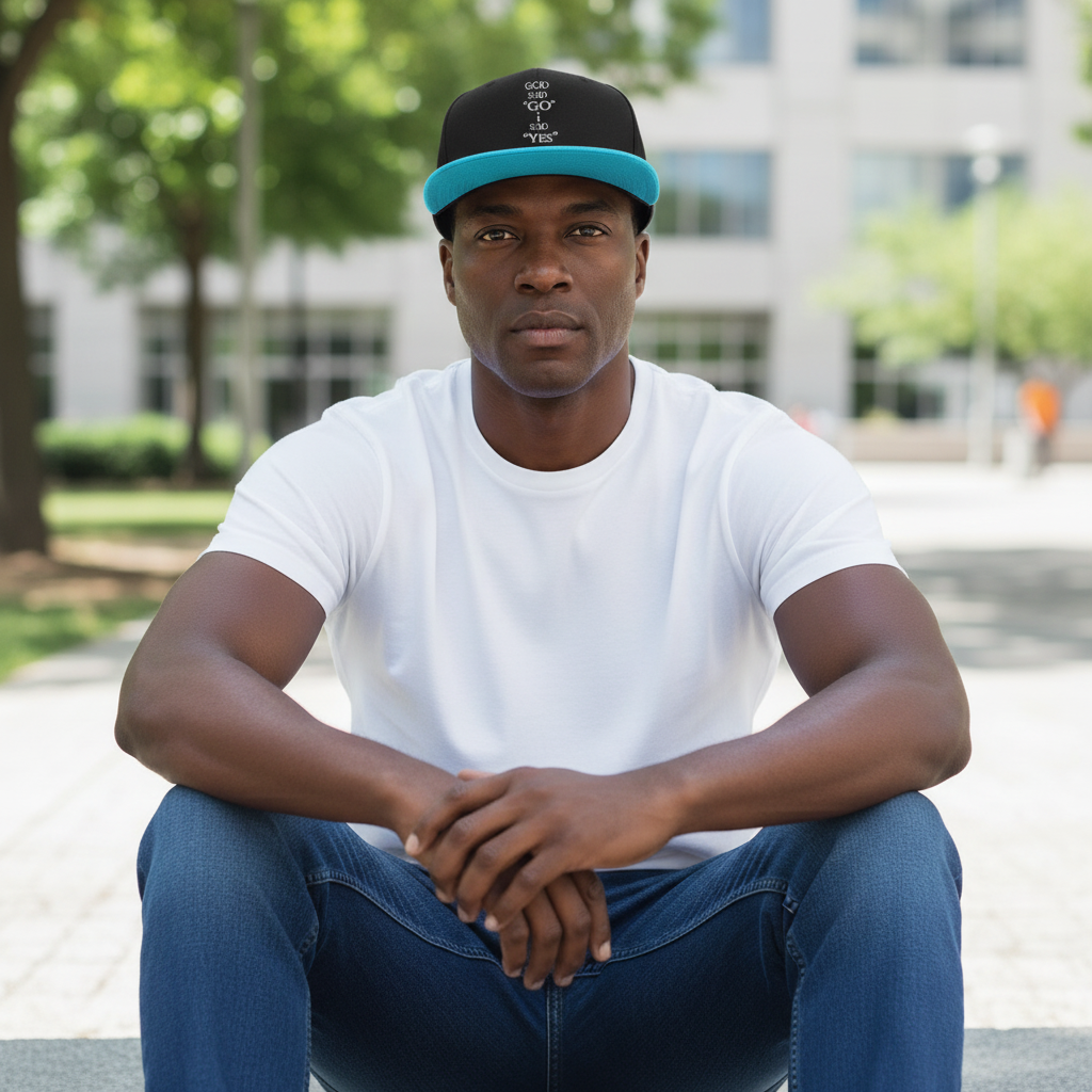 Snapback Hats For Men God Said Go I Said Yes!